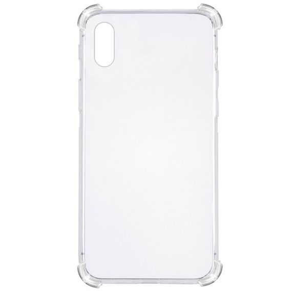TPU чохол GETMAN Ease logo посилені кути для Apple iPhone XS Max (6.5") Безбарвний (прозорий)
