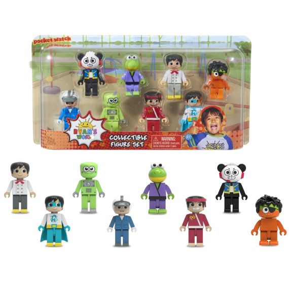 Набор мини-фигурок Just Play Ryan's World 8-Piece Mini Collectible Figure Set