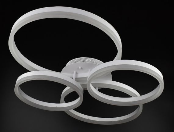 Люстра світлодіодна стельова LED світильник для квартири на стелю лед з пультом 27049 Білий 11х63х83 см.