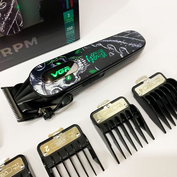 Акумуляторна машинка для стрижки VGR V-279 GREEN | Зображення 5