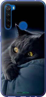 Чохол на Xiaomi Redmi Note 8T Димчастий кіт "825u-1818-2448"