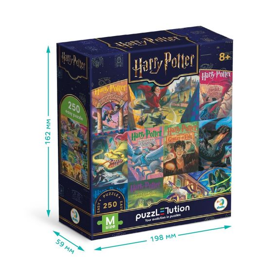 Пазл классический "Harry Potter Книжные обложки" 200657, 250 элементов | Зображення 3
