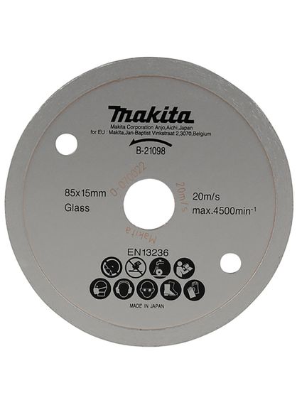 Диск алмазный по керамической плитке и стеклу 85 х 15 х 1.8 мм Makita B-21098