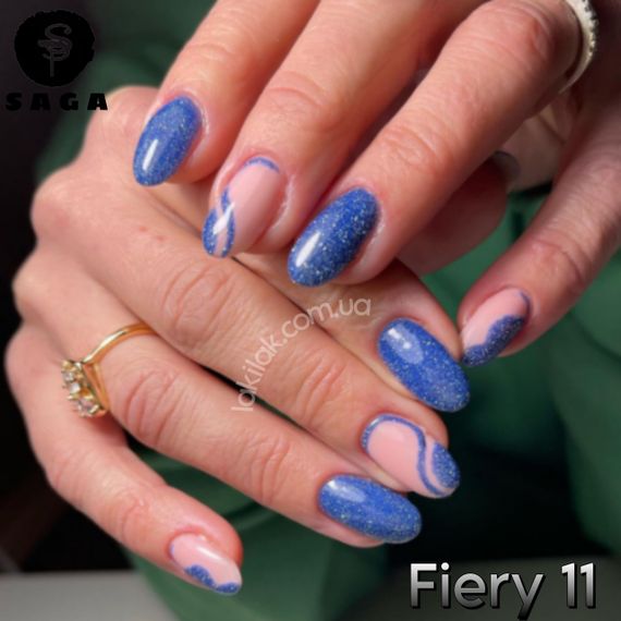 Світловідбиваючий гель-лак SAGA 11 Fiery 9мл | Зображення 5