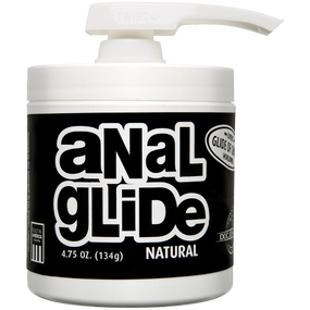 Анальна змазка на олійній основі Doc Johnson Anal Glide Natural (127 г) тривале ковзання