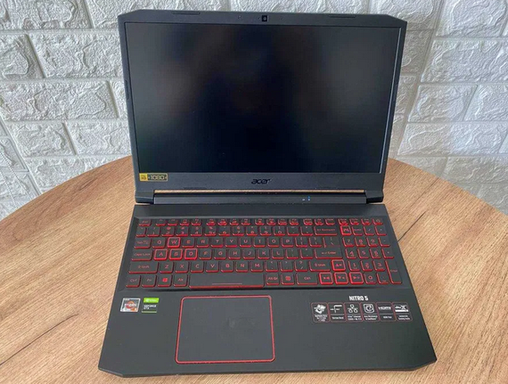 Ноутбук Acer Nitro 5 AN515-54 15,6" FHD IPS i5 9300H 8Gb SSD 512Gb GTX 1650  Б/В | Зображення 2