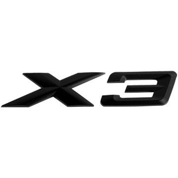 Эмблема BMW X3 BMW X3 G01 16-23 (чёрная/L=145mm/H=32mm),B 51 14 8 737 319
