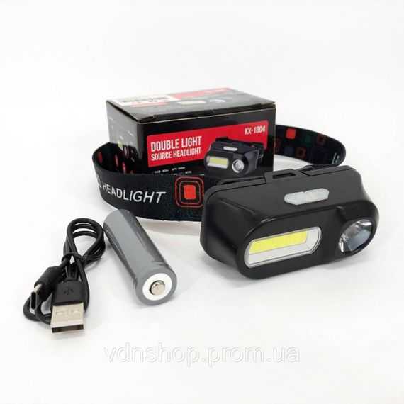 Налобний світильник для точних робіт 1804-XPE+COB, Ліхтар на лоб для риболовлі Police AW-89 | Зображення 9