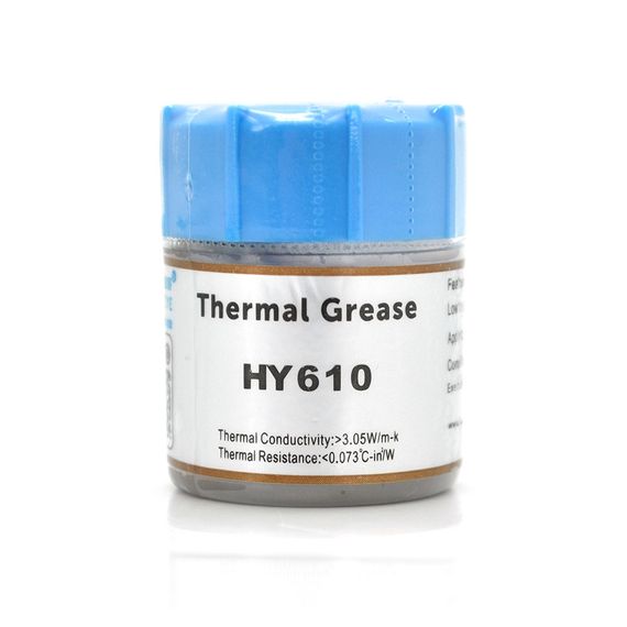 Паста термопроводящая HY-610 15g, банка, > 3.05W/m-K, <0.073 ° C-in2/W