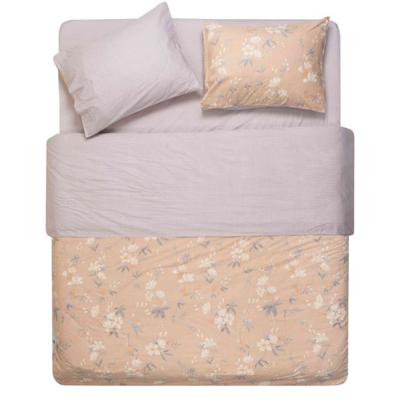 Набір постільної білизни 1,5сп Ardesto Gloria, 160х220см, 100% бавовна, сатин, магнолія, смужка (ART1622MB) | Зображення 6