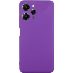 Чохол TPU GETMAN Liquid Silk Full Camera для Xiaomi Redmi 12 Фіолетовий / Purple