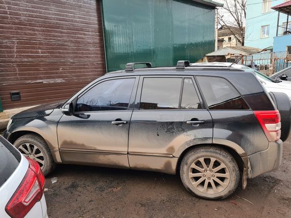 Перемычка в штатные места (2 шт) Серый для Suzuki Grand Vitara 2005-2017 гг | Зображення 2