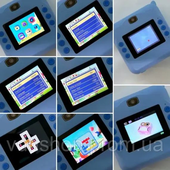 Дитяча фотокамера D2 з передньою камерою, функцією друку, підтримкою картки пам'яті та MP3 | Зображення 8