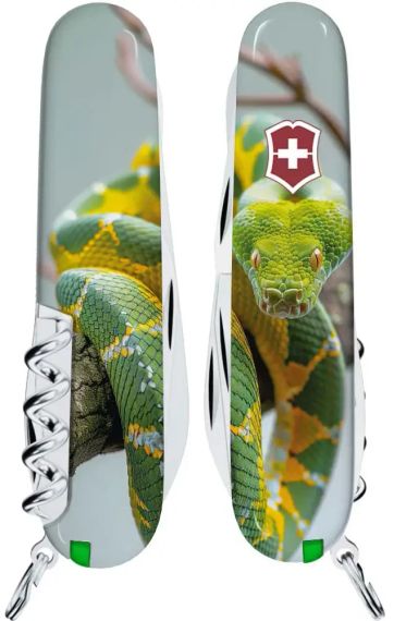 Ніж Victorinox Swiss Army Climber Zodiac. Зелена змія | Зображення 1