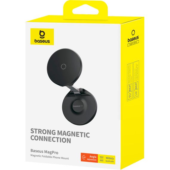 Універсальний автотримач Baseus MagPro Magnetic Foldable Phone Mount Cluster Black (B10564101121-00) | Зображення 5