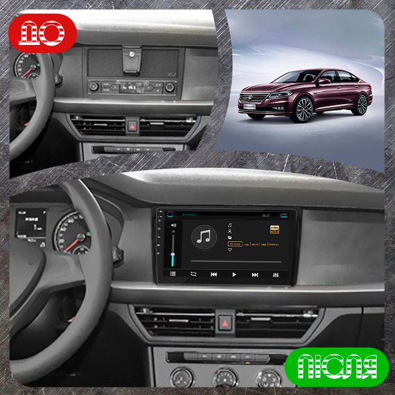 Штатная магнитола 9" Lesko для Volkswagen Lavida III 2018-н.в. 6/128Gb 4G Wi-Fi GPS Top Вольксваген | Зображення 2