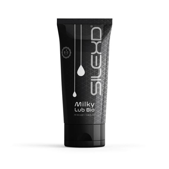 Органічний інтимний лубрикант Silexd Milky Lub Bio з ефектом сперми, 100 мл Sex Aura