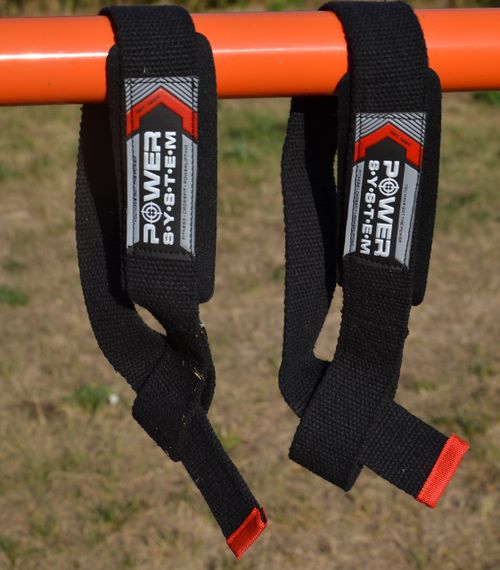 Лямки для тяги Power System PS-3400 Power Straps Black/Red | Зображення 8