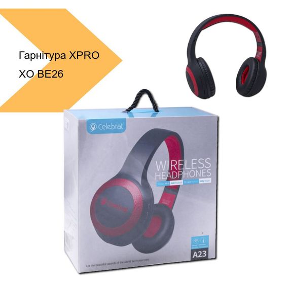 Bluetooth гарнітура з тривалим часом роботи XPRO XO BE26 (MAW-43285_760) | Зображення 1
