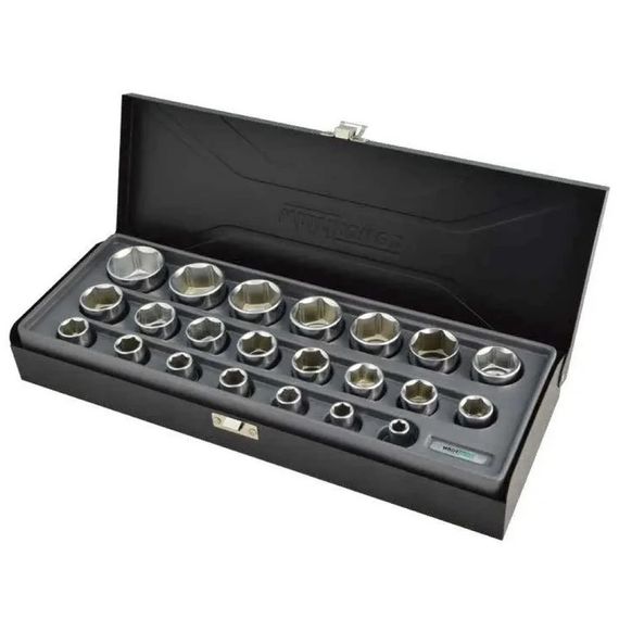 Набор головок Whirlpower 1/2" 8-34 мм 22 шт (1614-SK09S)