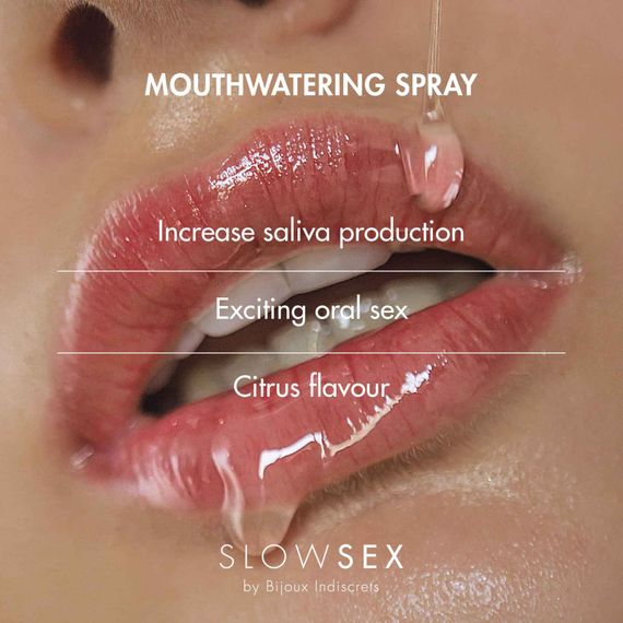 Спрей для посилення слиновиділення Bijoux Indiscrets Slow Sex Mouthwatering spray | Зображення 3