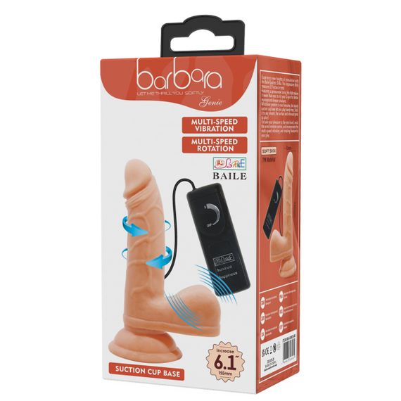 Вібратор - Barbara Genie Vibrator 6.1" Flesh Sex Aura | Зображення 7
