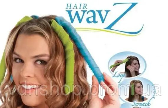 Чарівні бігуді для волосся будь-якої довжини Hair Wavz, бігуді-спіральки | Зображення 2