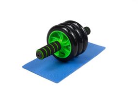 Ролик для преса EasyFit з килимком Зелений (3 колеса) (EF-1353-G)