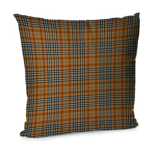 Подушка диванна з оксамиту Клітинка 45x45 см (45BP_24S007)