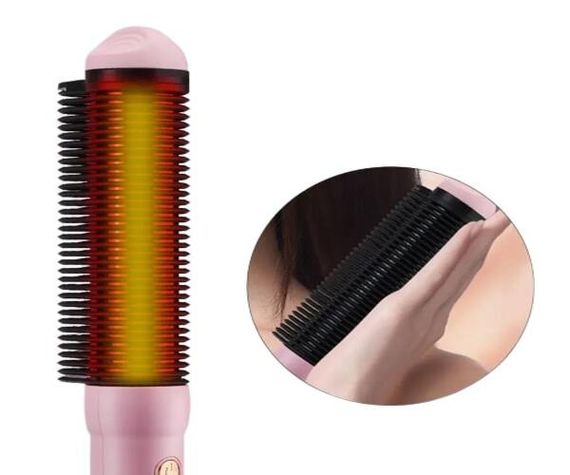 Унікальний гребінець-випрямляч для волосся Fashion Hairdresser S9 Рожевий (S9_424) | Зображення 5