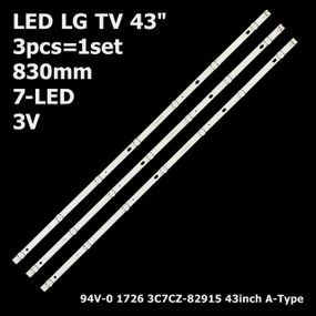 LED підсвітка 43" LG  LG43D07-ZC31AG-05 1 планка