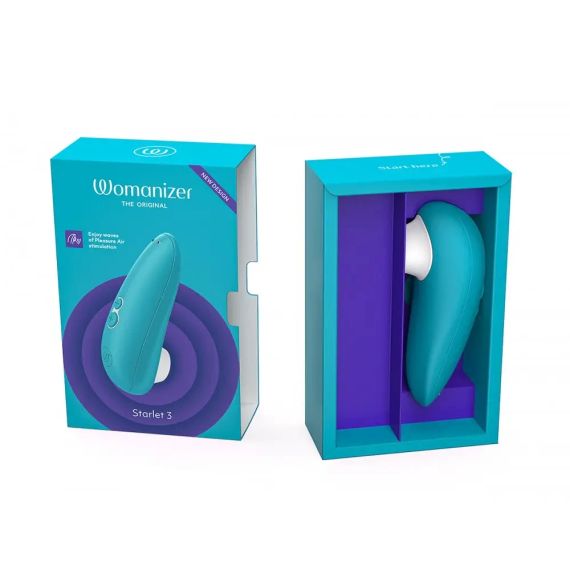 Вакуумний кліторальний стимулятор Womanizer Starlet 3 Turquoise Sex Aura | Зображення 9