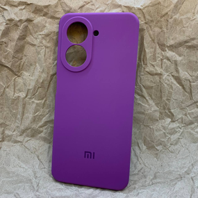 Чохол з логотипом для Xiaomi Redmi A5 | Протиударний | Soft Touch | Сливовий