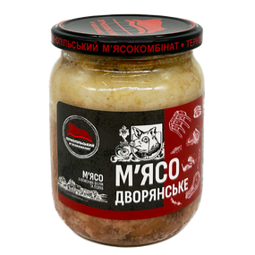 М'ясо «Дворянське» Тернопільський м'ясокомбінат 500 г