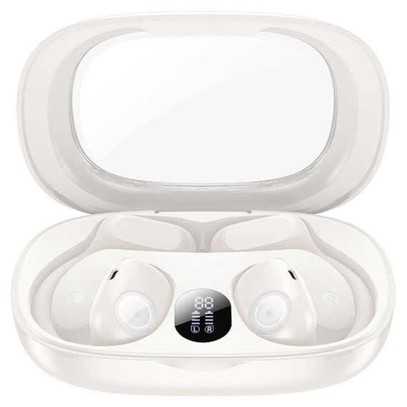 Беспроводные TWS наушники Hoco EA1 Spectrum Milky White | Зображення 1