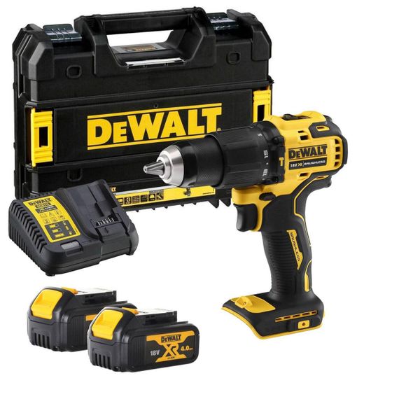 Дрель- шуруповерт аккумуляторная бесщёточная ударная 65 Нм DeWALT DCD709M2T | Зображення 1