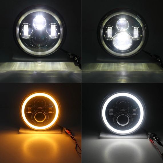 Світлодіодна фара AllLight JR-4-45W 3chip CREE ближнє+дальнє (DRL+поворот) НИВА, ВАЗ, ГАЗ, УАЗ, JEEP, VW | Зображення 1