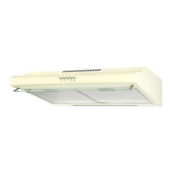 Плоска витяжка кухонна двомоторна кремова Ventolux ROMA 60 IVORY 2M LUX