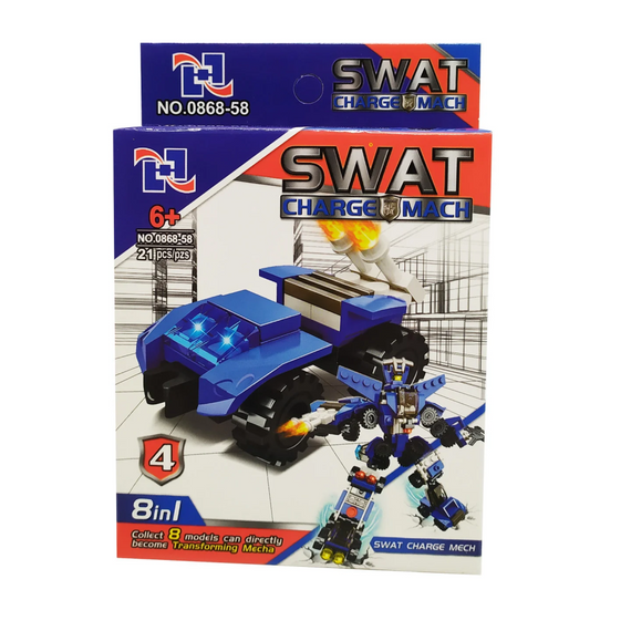 Дитячий конструктор 0868-58 поліцейський транспорт (Вид 4)