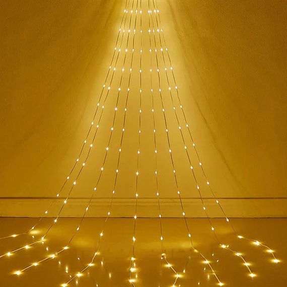 Гірлянда Кінський хвіст з пультом XPRO 3 м 600LED, теплий білий (234574677_475) | Зображення 4
