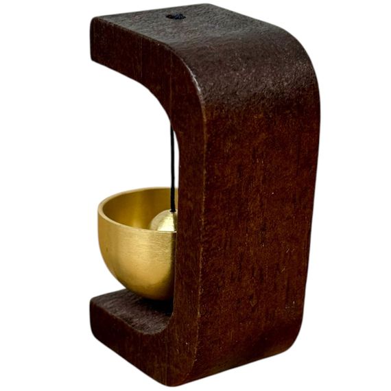 Деревянный звонок Primo Wood Bell для дверей - Dark Brown | Зображення 3