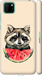 Чохол на Huawei Y5p Єнотик з кавуном "4605m-1936-2448"