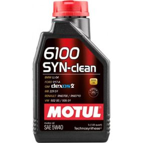 Моторна олива Motul 6100 SYN-CLEAN 5W-40 1л.