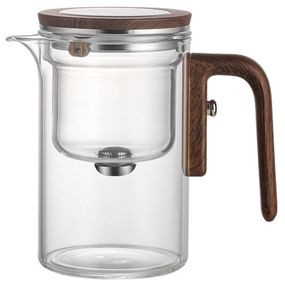 Чайник для заварювання TeaPot D-10 Square 600ml Transparent