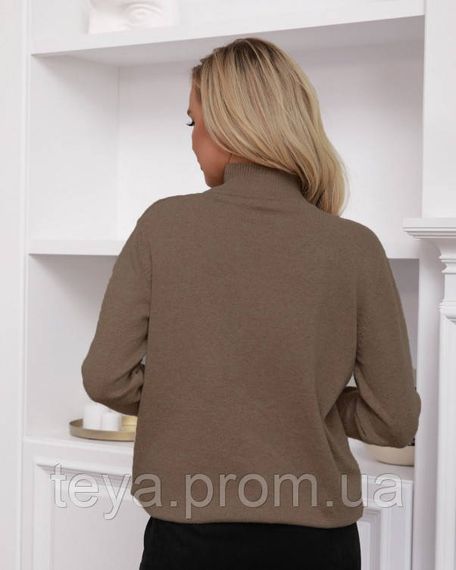 Свитер цвет коричневый размеры 3XL, XXL FI_006553 | Зображення 2