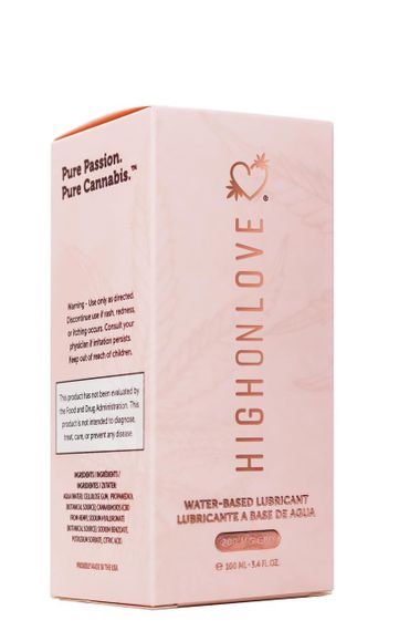 Лубрикант на водній основі з CBD HighOnLove Water-based Lubricant CBD, 100 мл (Канада) Sex Aura | Зображення 1