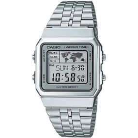 Сталеві чоловічі наручні годинники Casio оригінал Японія Collection AE-1200WHD-1AVEF зі сталевим браслетом