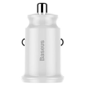 АЗП Baseus Grain 3.1A (2USB-A) (CCALL-ML) Білий