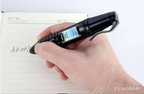 Ручка мобильный телефон портативный с камерой 0.08 MP и Bluetooth AK 007 (Чёрный)