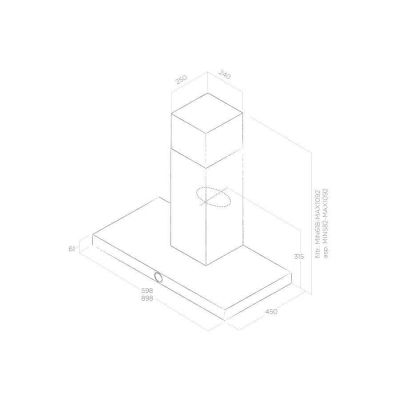 Вытяжка кухонная Elica LOL BL/A/90 MOON EDITION | Зображення 1